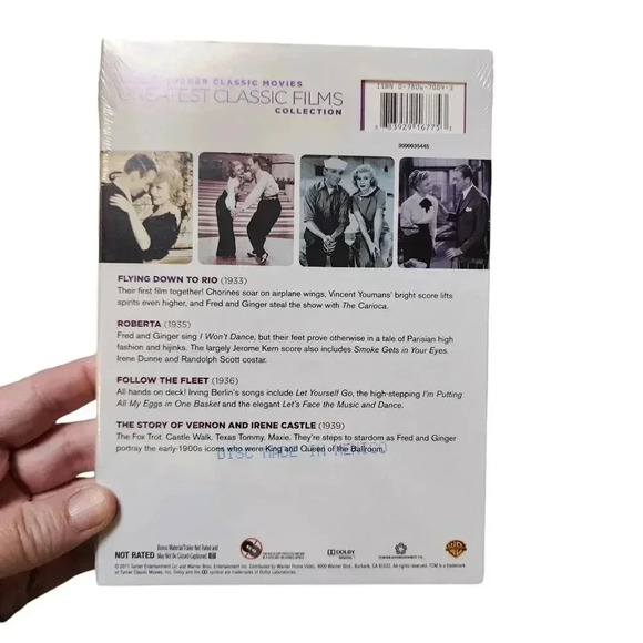 TCM Greatest Classic Films Astairs & Rogers Volume 2 Collection DVD Set Sealed - Picture 2 of 2